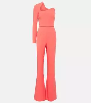 Креповый комбинезон jonal на одно плечо Safiyaa, апельсин