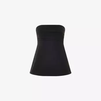 Креповый топ Lula с вырезом-бандо Whistles, черный