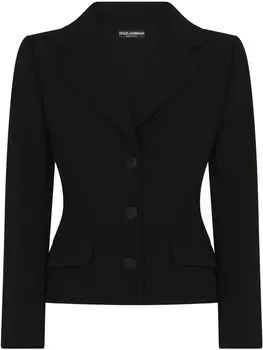Креповый жакет Dolce Dolce & Gabbana, черный