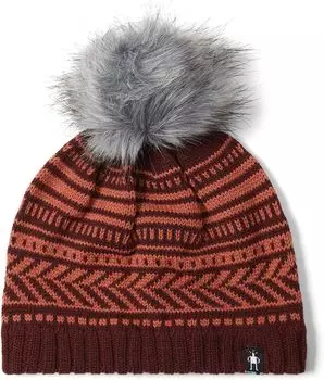 Кресельный подъемник шапочка Smartwool, цвет Black Cherry Heather