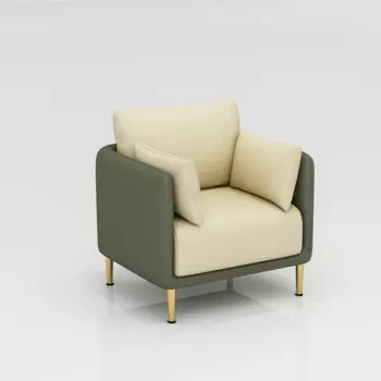 Кресло Luolaibao, зеленый/бежевый