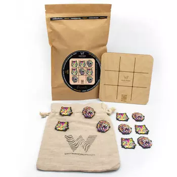 Крестики-нолики | Лев против кота | Игра-головоломка «Крестики-нолики» Wood You Do