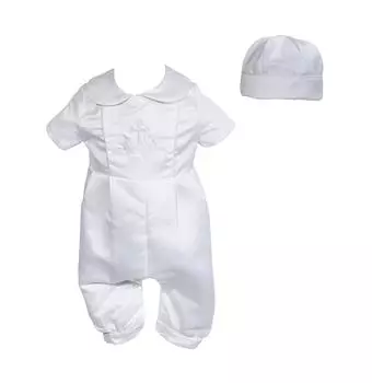 Крестильный комбинезон Cinda, белый