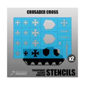 Крестоносец Крест, Death Mask Stencils (Death Ray Designs)