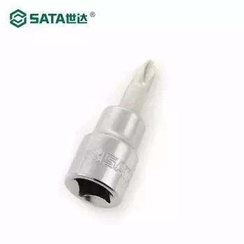 Крестообразная отвертка серии SATA 10 мм, торцевая головка № 3, 22303, ключ с храповым механизмом