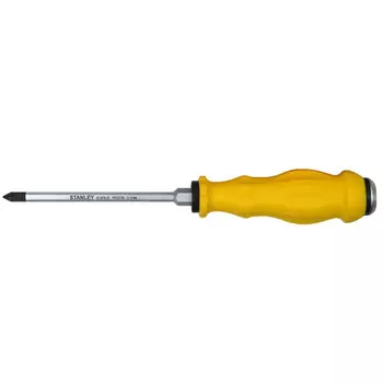 Крестообразная полнокорпусная отвертка Stanley PH2x125 мм, бытовая отвертка с цветком сливы 61-881