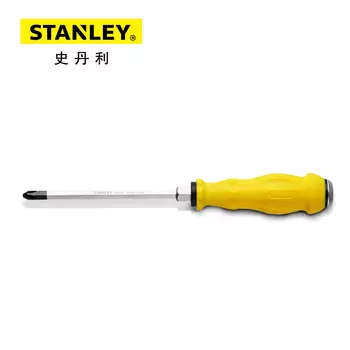 Крестообразная полнокорпусная отвертка Stanley PH2x150 мм, нескользящая и износостойкая 61-882-23