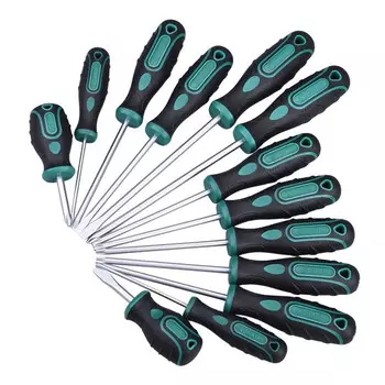 Крестовая отвертка SATA в форме цветка. Крестовая отвертка S2 с лезвием # 1x100 мм.