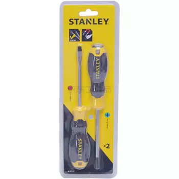 Крестовая отвертка Stanley, двухсекционная, серия B с пластиковой ручкой 66-670-23