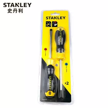 Крестовая отвертка Stanley серии B с пластиковой ручкой, набор из 2 предметов 66-670-23 1 комплект