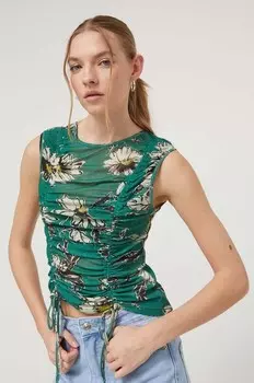 КРЕТУ топ Desigual, зеленый