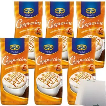 Krger Family Cappuccino Caramel Brittle Pack 6 шт. (6 пакетов по 500 г) + блок usy