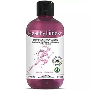 Крио-гель Healthy Fitness Woman для уставших ног с арникой и чаем матча 250 мл, Amovita