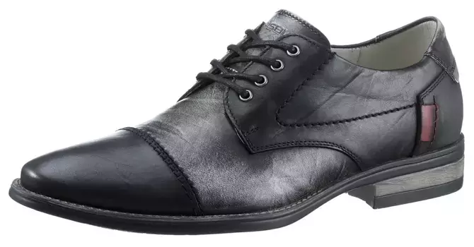 KRISBUT туфли на шнуровке, с мягкой стелькой, повседневная обувь, полуботинки, туфли на шнуровке, черный