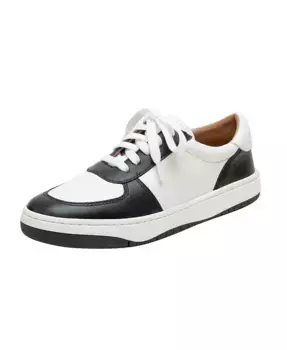 КРИСТА | Спортивные модные кеды из кожи Linea Paolo, черный