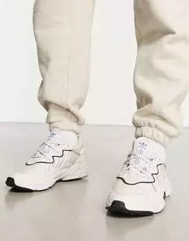 Кристально-белые кроссовки adidas Originals Ozweego