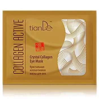 Кристаллическая коллагеновая маска для век 1 шт./5 г ТИАНДЕ COLLAGEN ACTIVE, Tiande