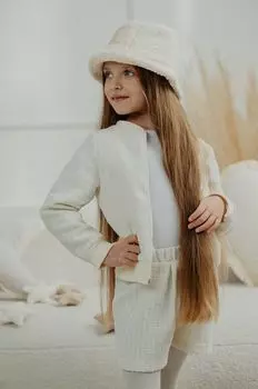 КРИСТИНА детская шапка Jamiks, бежевый