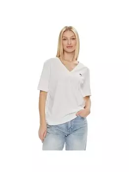 Крокодиловая футболка Lacoste, белый