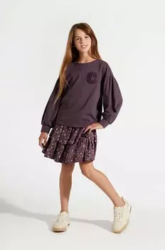 Крокодиловая юбка для девочки Coccodrillo, фиолетовый