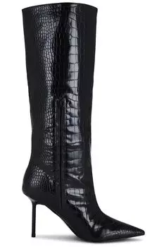 Крокодиловый Ботинки Good American, черный