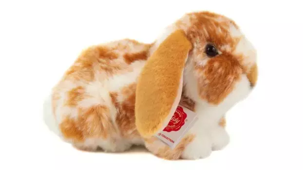 Кролик баран светло-коричнево-бело-пятнистый 23 см Teddy-Hermann