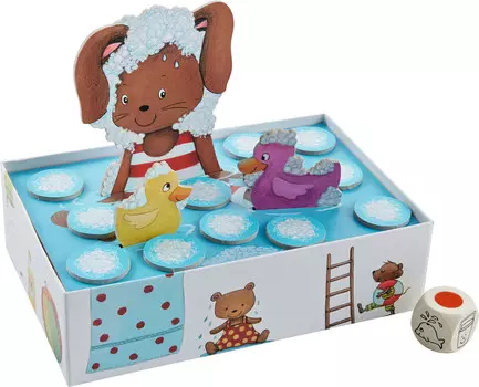 Кролик в ванне, настольная игра, Хаба Haba