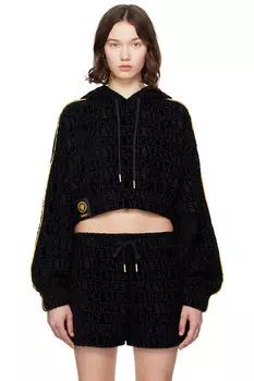 Кроп худи I heart baroque Versace, мультиколор