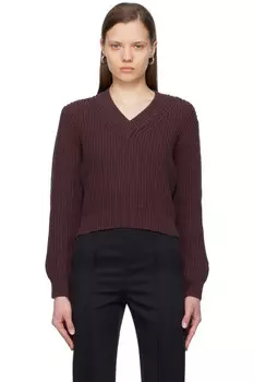 Кроп-свитер Recto, коричневый