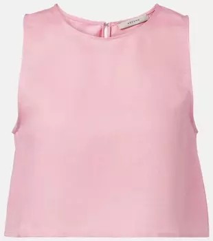 Кроп-топ из льна Kobe Asceno, Flamingo Pink