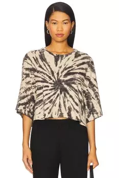 Кропированный топ с плащом Citizens Of Humanity, spiral tie dye