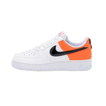 Кросcовки Nike Air Force 1'07 Ess Snkr, белый/оранжевый