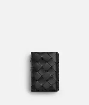 Крошечный кошелек Intrecciato, складывающийся втрое Bottega Veneta