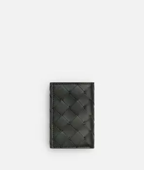 Крошечный кошелек Intrecciato, складывающийся втрое Bottega Veneta
