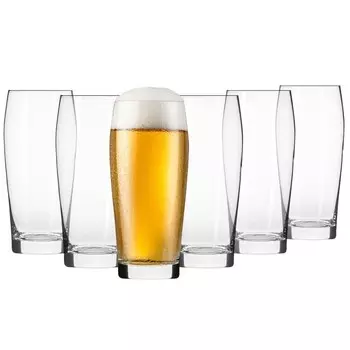 KROSNO Chill Бокалы для пива, набор 6 шт., 500 мл, прозрачный