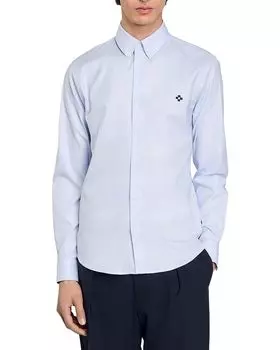 Кросс-Пэтч Рубашка Sandro, синий