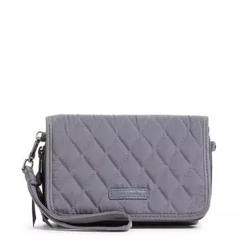 Кроссбоди 3-в-1 из микрофибры Vera Bradley, цвет Carbon Gray