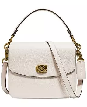 Кроссбоди Cassie 19 из полированной шагреневой кожи COACH