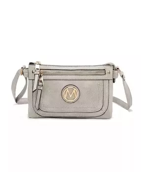 Кроссбоди Elaina с несколькими карманами от Mia K Mkf Collection, серый