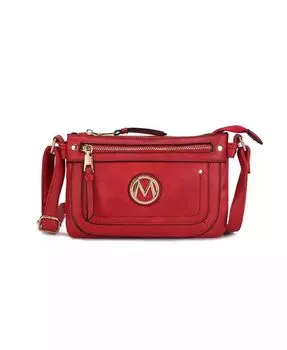 Кроссбоди Elaina с несколькими карманами от Mia K Mkf Collection, красный
