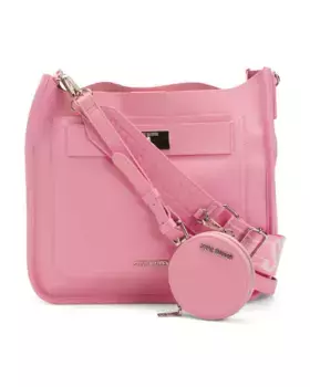 Кроссбоди Jessie с 2 ремнями и сумочкой для монет Steve Madden, розовый
