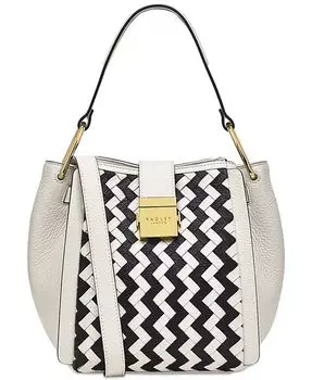 Кроссбоди среднего размера с открытым верхом Sloane Street Weave Radley London, белый