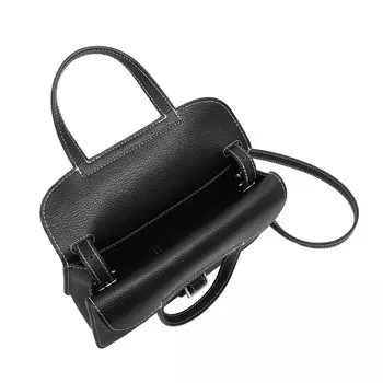 Кроссбоди Tiffany & Fred из мягкой кожи с натуральным лицевым покрытием Tiffany & Fred Paris, черный