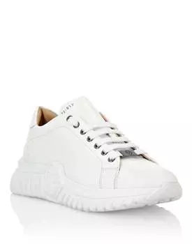 КРОССОВКИ LO-TOP SUPERSONIC Philipp Plein, белый