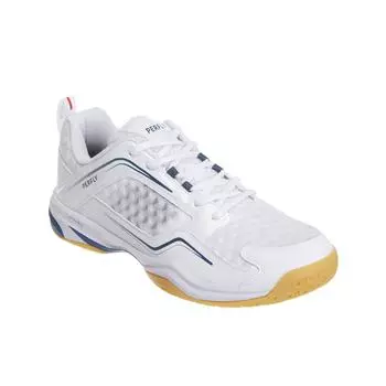 КРОССОВКИ МУЖСКИЕ ДЛЯ БАДМИНТОНА BS LITE 560 БЕЛЫЕ Perfly
