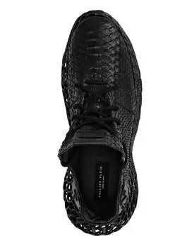 КРОССОВКИ RUNNER $KELETON PYTHON VIPER Philipp Plein, черный