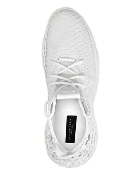 КРОССОВКИ RUNNER $KELETON PYTHON VIPER Philipp Plein, белый