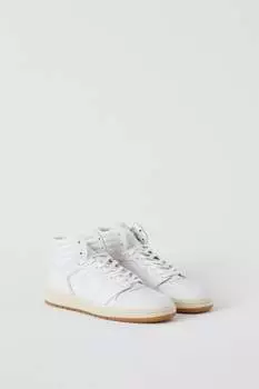 КРОССОВКИ ВЫСОКИЕ CLOSED, белый