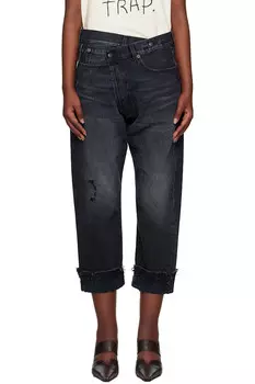 Кроссовер джинсы R13, черный