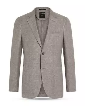 Кроссовер-куртка-пиджак ZEGNA, коричневый/бежевый